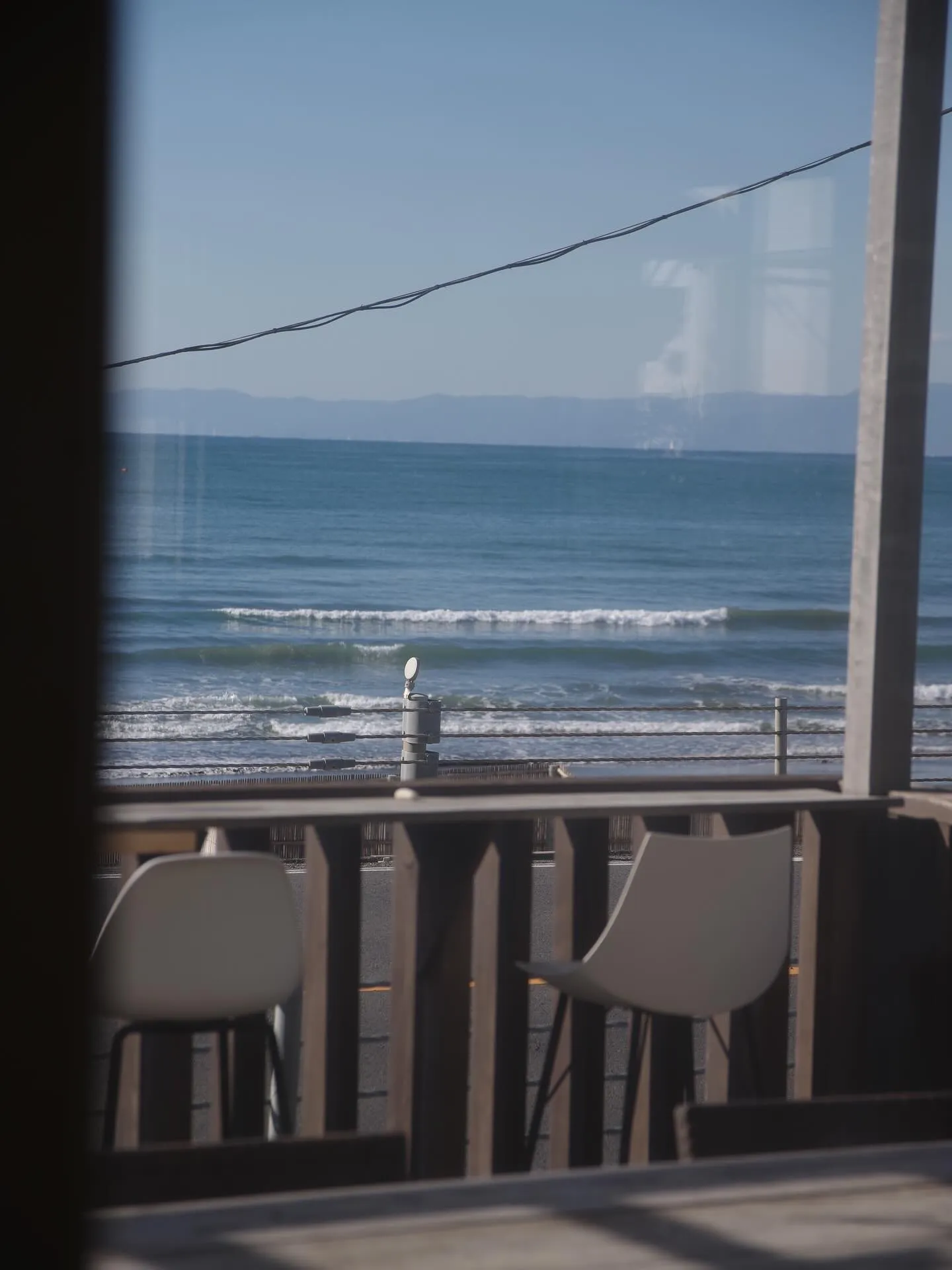 店内からの景色