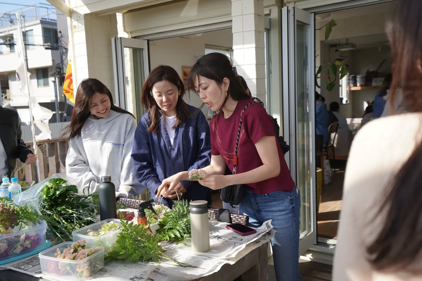 ワークショップで貸切の午後💐