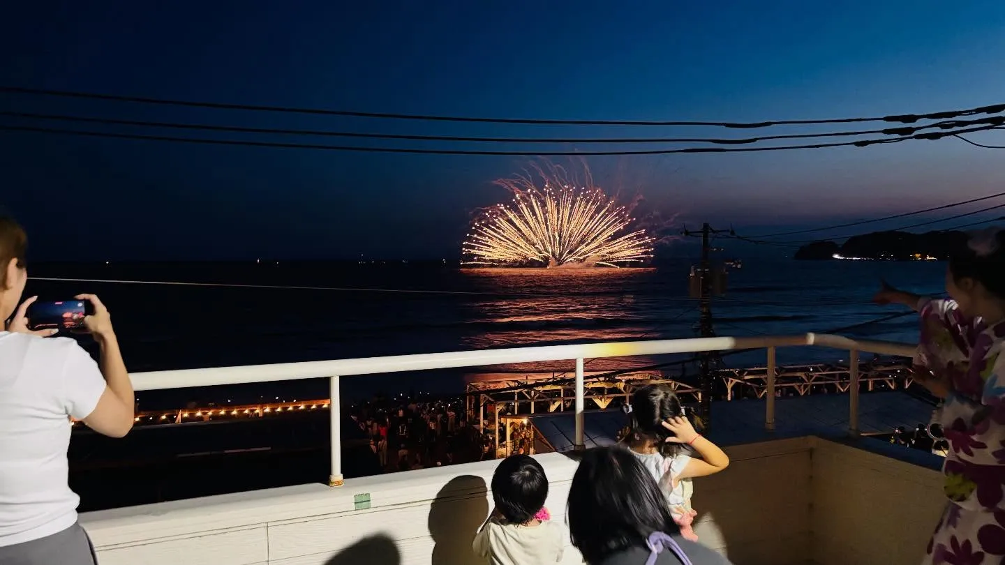今年も鎌倉花火大会開催されました!🎇